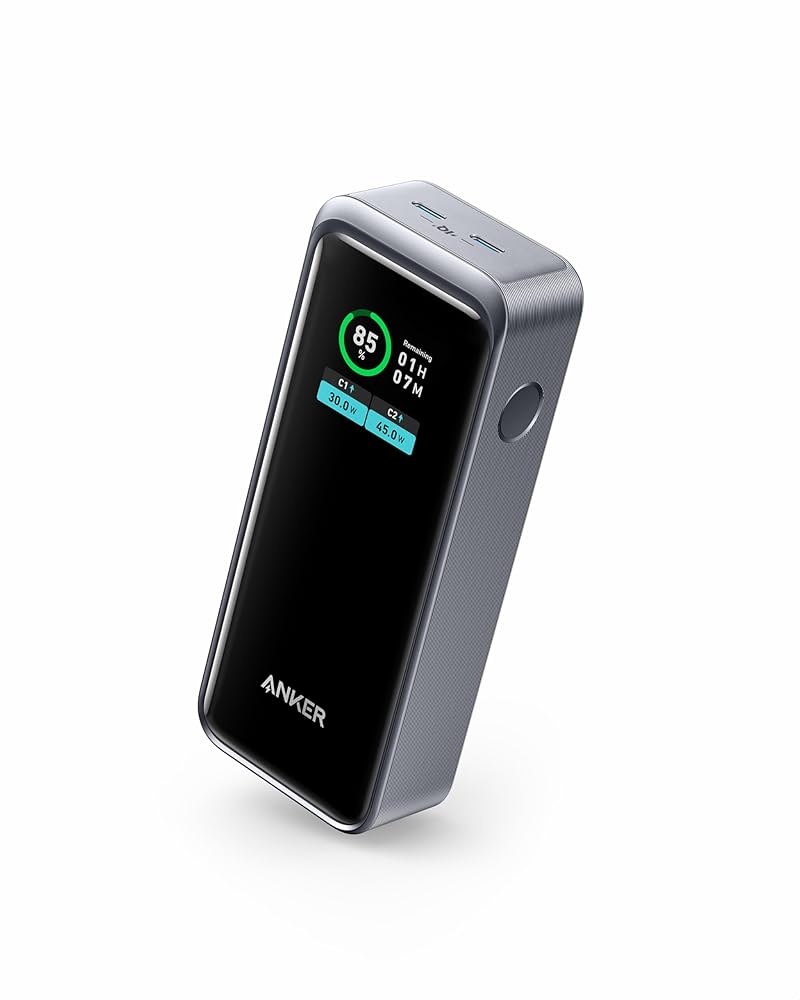 Anker Prime Powerbank, 2-portowa ładowarka 12 000 mAh o mocy